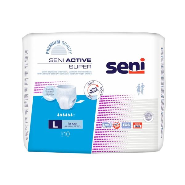 Seni Active Super - Slip Absorbant - Paquet de 10