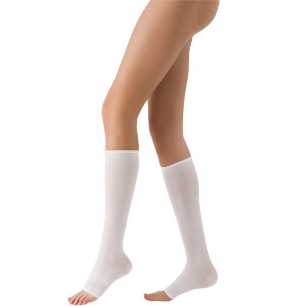 Chaussettes de contention anti-thrombose - pieds ouverts