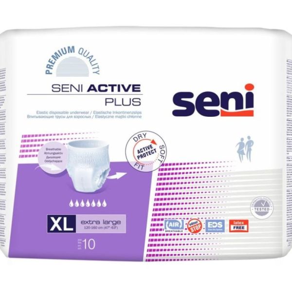 Seni Active Plus - Slip Absorbant - Paquet de 10