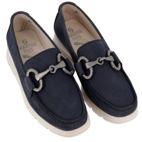 Mocassins - S3111 - Nabuk - Bleu