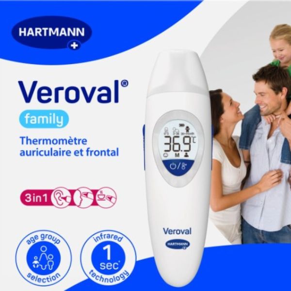 Thermomètre Infrarouge 3 en 1 - Family