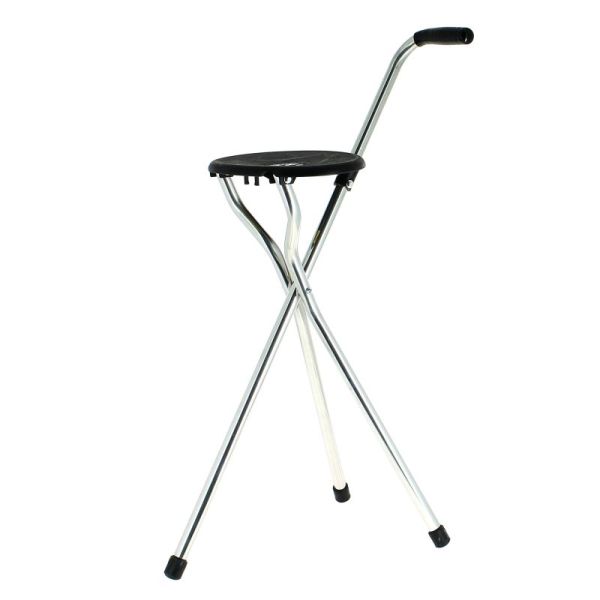 Canne-siège pliante - 3 pieds