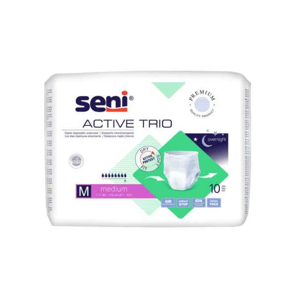 Active Trio - Slip Absorbant - Sous-vêtement Absorbant - 10