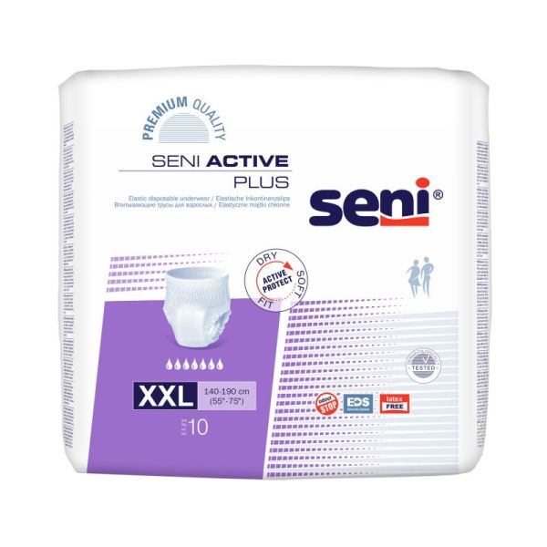 Seni Active Plus - Slip Absorbant - Paquet de 10